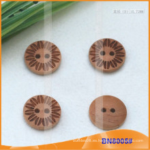 Botones de madera naturales para la prenda BN8005